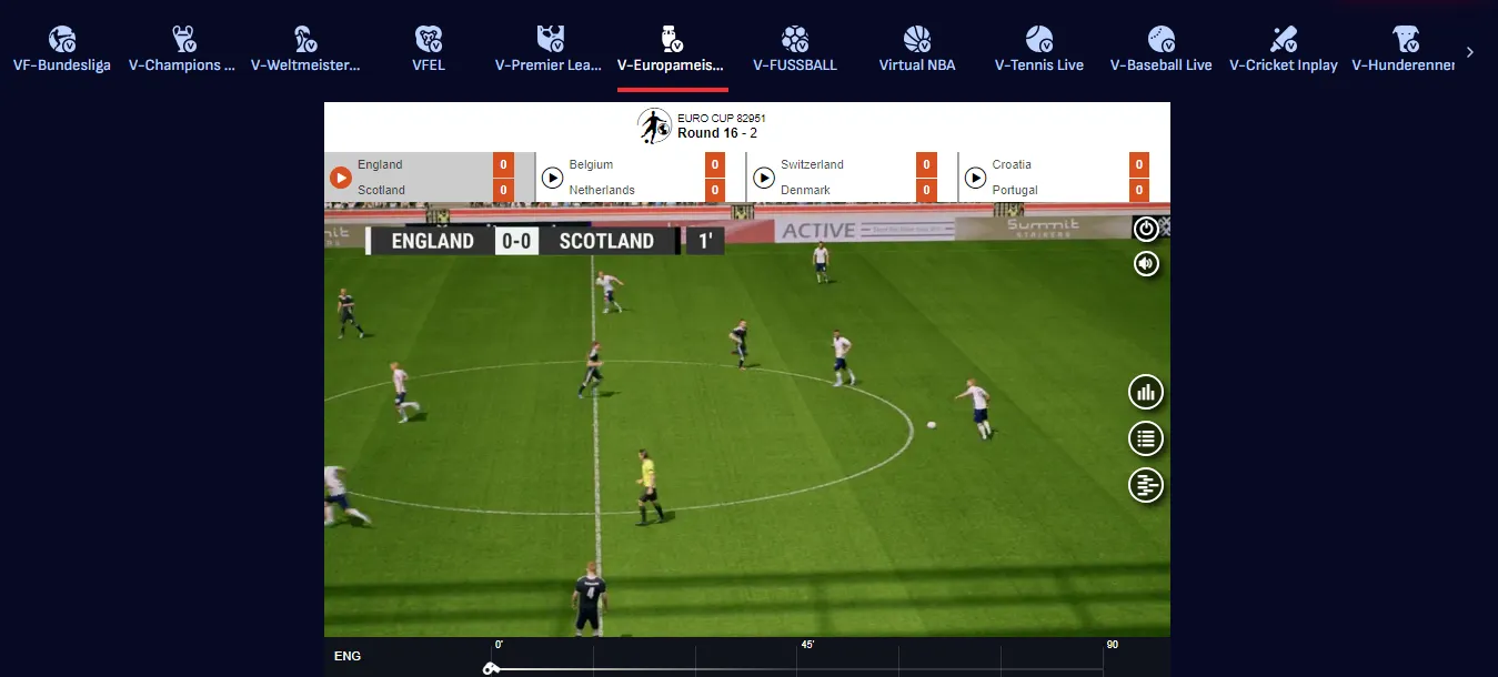 bankonbet mobile interface
